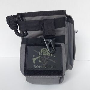 Iron Infidel Battle Bottle We The People Sleeve Half Gallon 64oz  Gray Grey